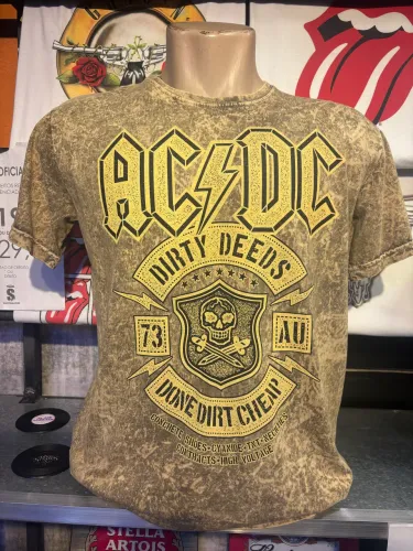 Camiseta AC DC Oficial tamanho M