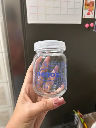 Pote de vidro Armazenamento de Leite 