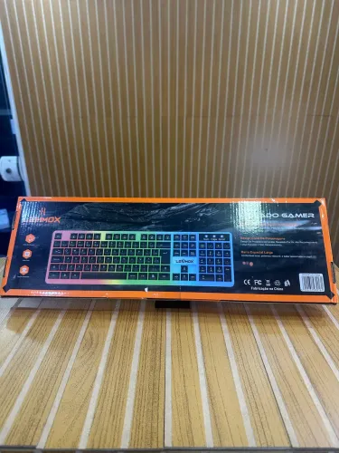 Teclado semi mecânico gamer
