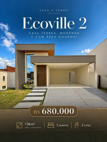 ECOVILLE 2 | CASA TÉRREA | 3/4