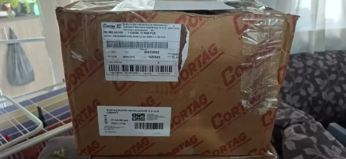 Espaçadores Cortag Smart 3mm - 2.000 unidades - Novos