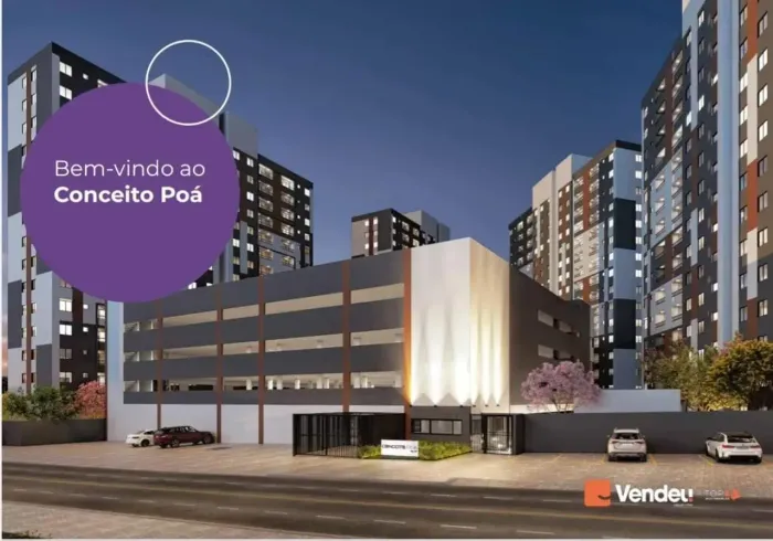 CONCEITO POÁ: SEU NOVO APARTAMENTO DE 2 DORMITÓRIOS COM VARANDA GOURMET INTEGRADA E VAGA N