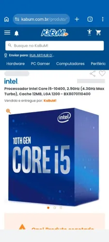 PROCESSADOR I5 INTEL NOVO 350$