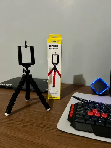 Tripé para celular flexível