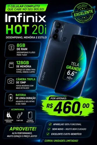 Celular infinix Hot 20i