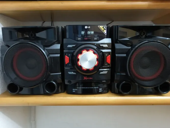 Mini system LG novinho com bluetooth 440 whats rms