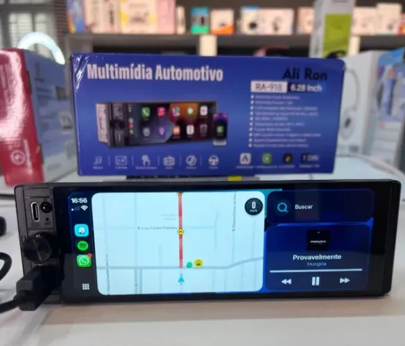 Multimídia Automotiva Ali Ron RA-918 6.28" - R$ 349,90