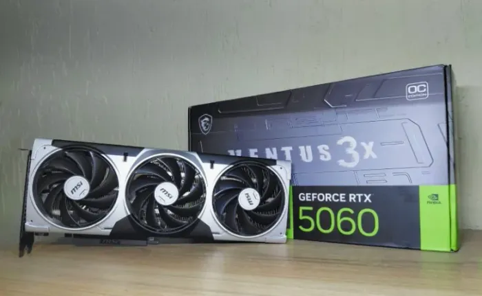 Nvidia GeForce RTX 5060 8GB MSI Shadow 3X - Seminova com caixa