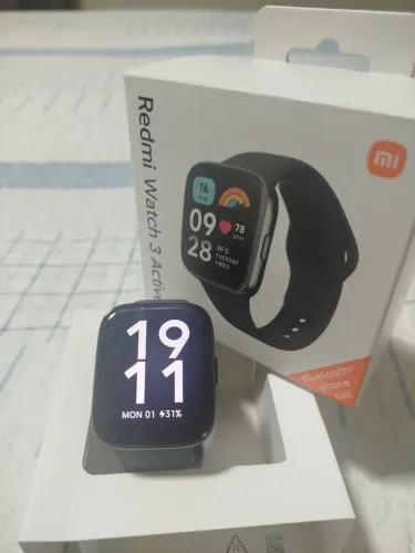 Smartwatch Redmi Watch 3 Active Sport Preto