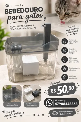 Bebedouro para gatos