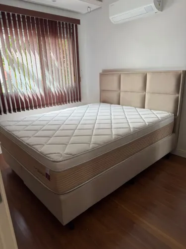 Cama Queen Completa F.A colchões Atlanta Visco