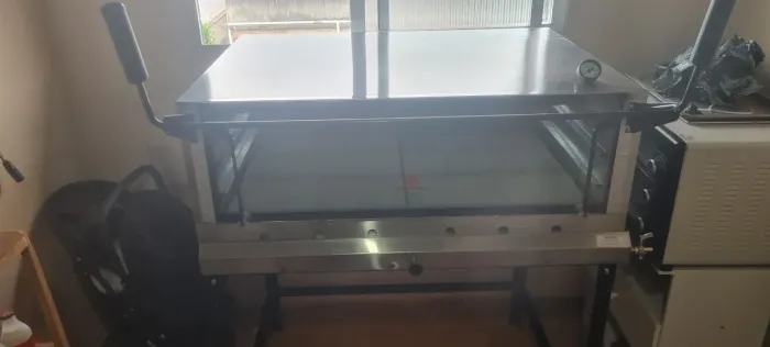 Forno de lastro pedra refratária