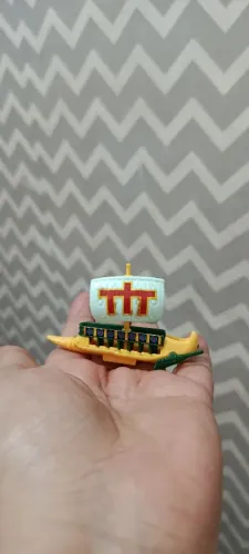 Miniatura Kinder Ovo Vintage - Navio Fenício Coleção Barcos 1993 (K93-66)