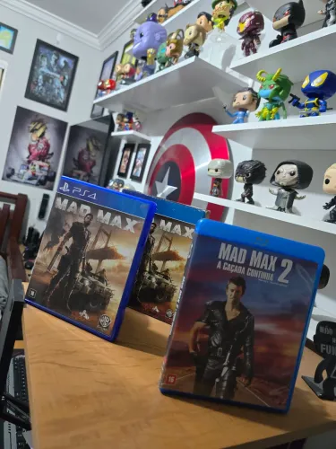 Box Mad Max Jogo Ps4 + Filme Blu Ray