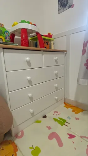 Cômoda infantil madeira 