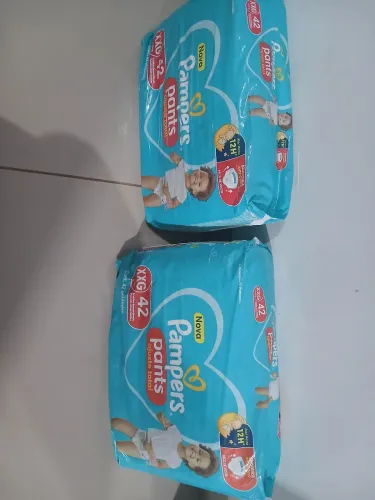 2 pacotes de fraudas XXG Pampers PANTS 42 unid cada pacotes