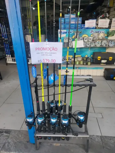 Kit para 1,80 com molinete 4000 Colinas