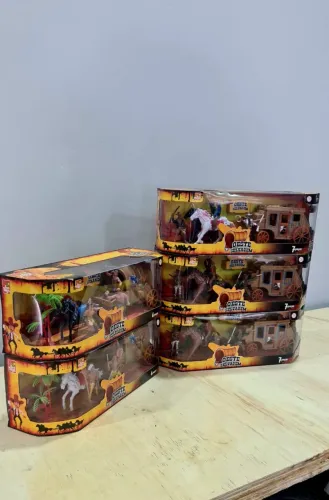 Brinquedo Faroeste Carroças de Cowboys e Índios 
