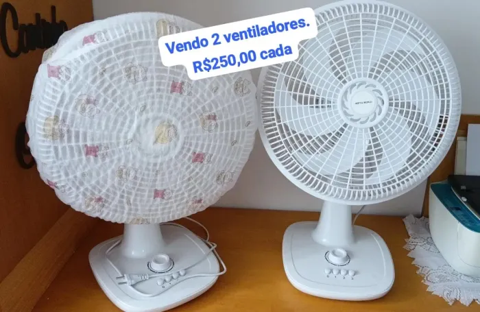 VENTILADORES NOVOS. R$250,00 CADA. GRANDES