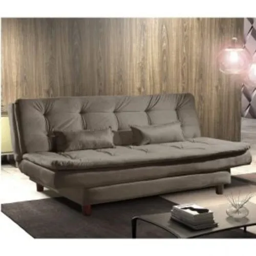 Sofa Cama Premium Bege Luxury - Frete Grátis - Receba Hoje