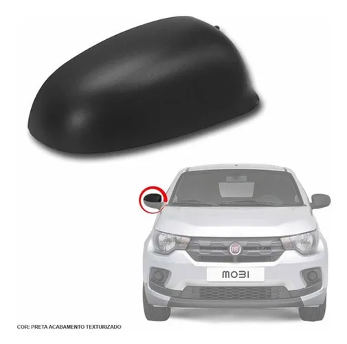 Capa Retrovisor Mobi todos Preto valor unitario
