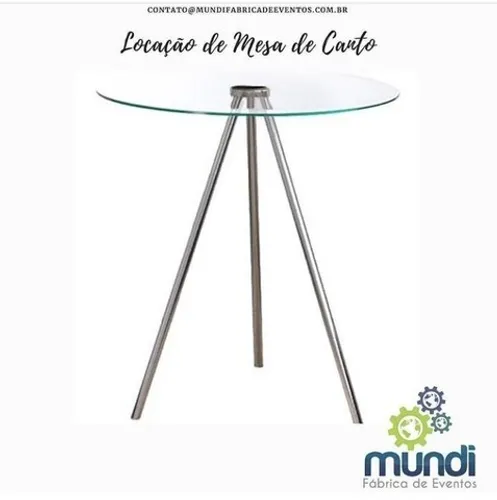 Locação mesa de canto para eventos