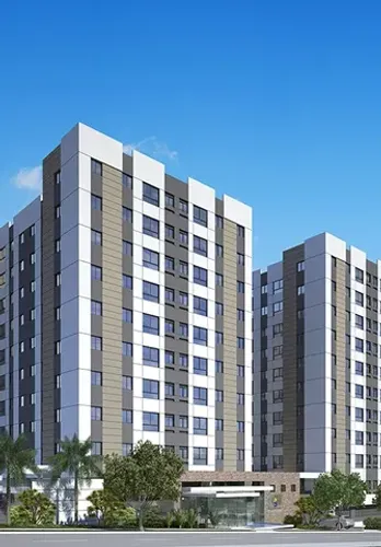 APTO MOBILIADO - ED. AQUA BRASIL RESIDENCIAL E RESORT - 4ºANDAR -