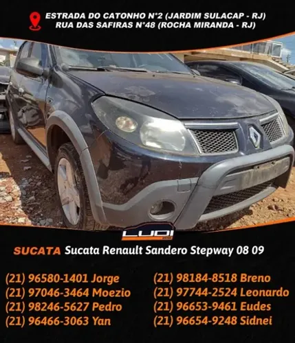 Sucata Renault Sandero Stepway 08 09