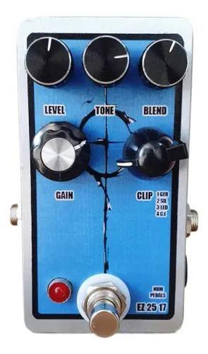 Pedal Overdrive Fuzz P/ Baixo Ez 25 17 Handmade Ñ/é Mxr Boss Joyo Nux Mooer