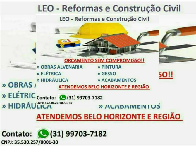 Reformas e Construção Civil - Orçamento Sem Compromisso!