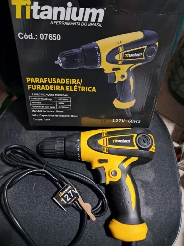 Parafusadeira furadeira titanium 