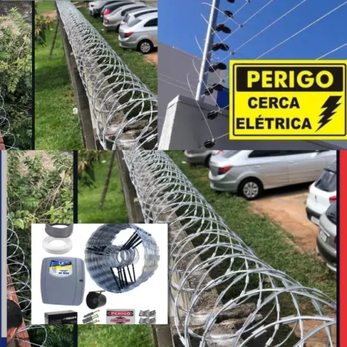 Concertina, cerca elétrica