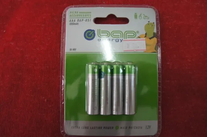 Pilha Recarregavel bap palito