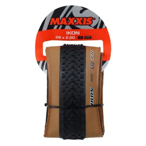 Pneu Mtb Maxxis Ikon 29 2.20 Tubeless Ready Exo Protection em Kevlar 60 TPI Tanwall 7687