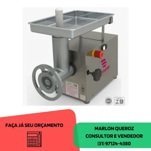 Picador de Carne Braesi Boca 22 Novo Frigorifico Industrial 