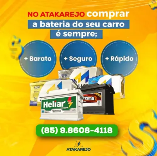 Bateria com Preço de Atacado