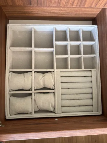 Organizador Caixa Porta Joias E Acessóros Para Gavetas Armário Guarda Roupa