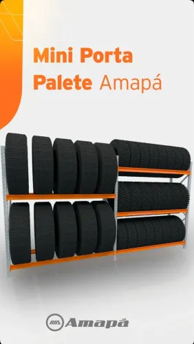 Mini Porta Palete Amapá novo direto da fábrica