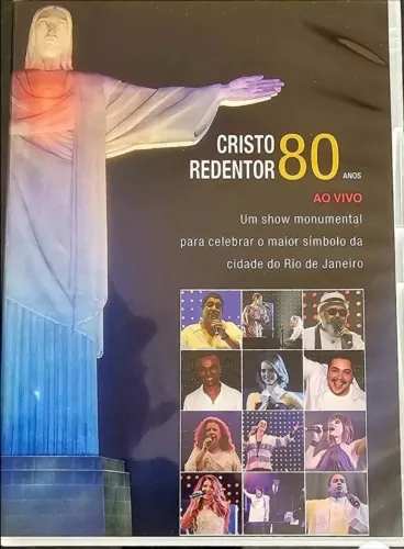DVD Cristo Redentor 80 Anos - Show Ao Vivo