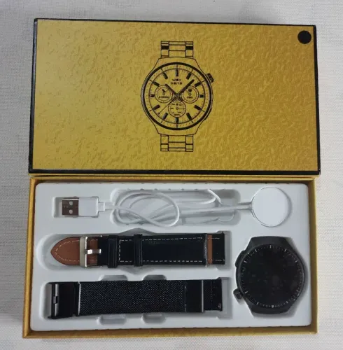 Smart Watch 4 Pro, tela HD, reprodução de música, chamada Bluetooth