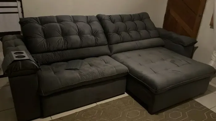 Sofá Elisa Tam. 2,10m Retrátril 