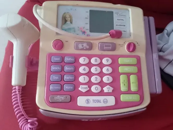 Caixa Registradora da Barbie antiga 