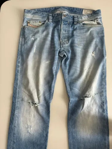 Calça Jeans Diesel Safado Original - Rasgada / Slim Straight - W31 L32