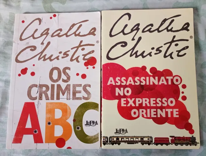 Livros Agatha Christie - Os Crimes ABC e Assassinato no Expresso Oriente