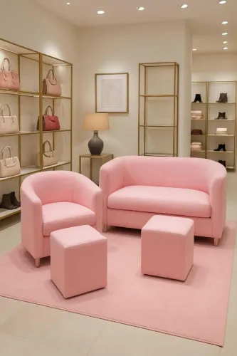 Kit de poltrona e puff