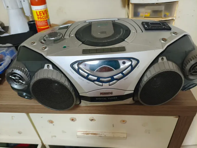 Som antigo Philips Bluetooth USB rádio FM 