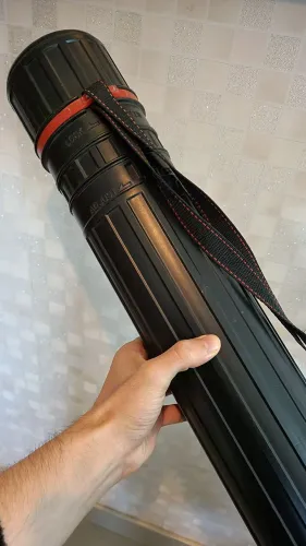 Tubo para Projetos 100cm Preto - Telescópico, aumenta conforme necessidade 
