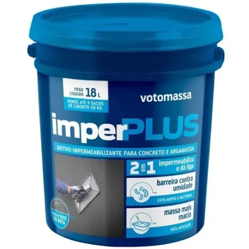 Impermeabilizante Imperplus Votomassa 18L - Proteção máxima contra infiltrações!