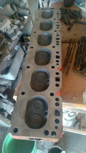 Peças de opala  6 c cabeçote motor usado no estado tirado funcionando 