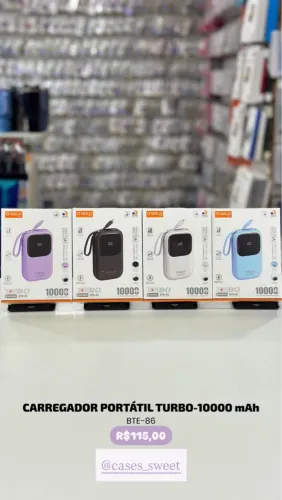 Carregador Portátil Turbo 10000mAh BTE-86